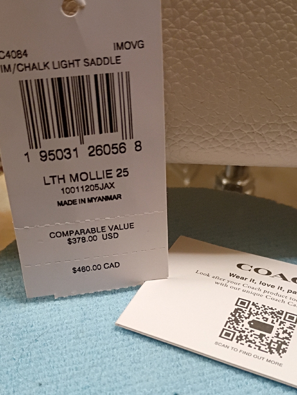 NWT Coach Mollie Tote 25 - Picture 9 of 13